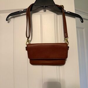 Fossil leather wallet belt bag